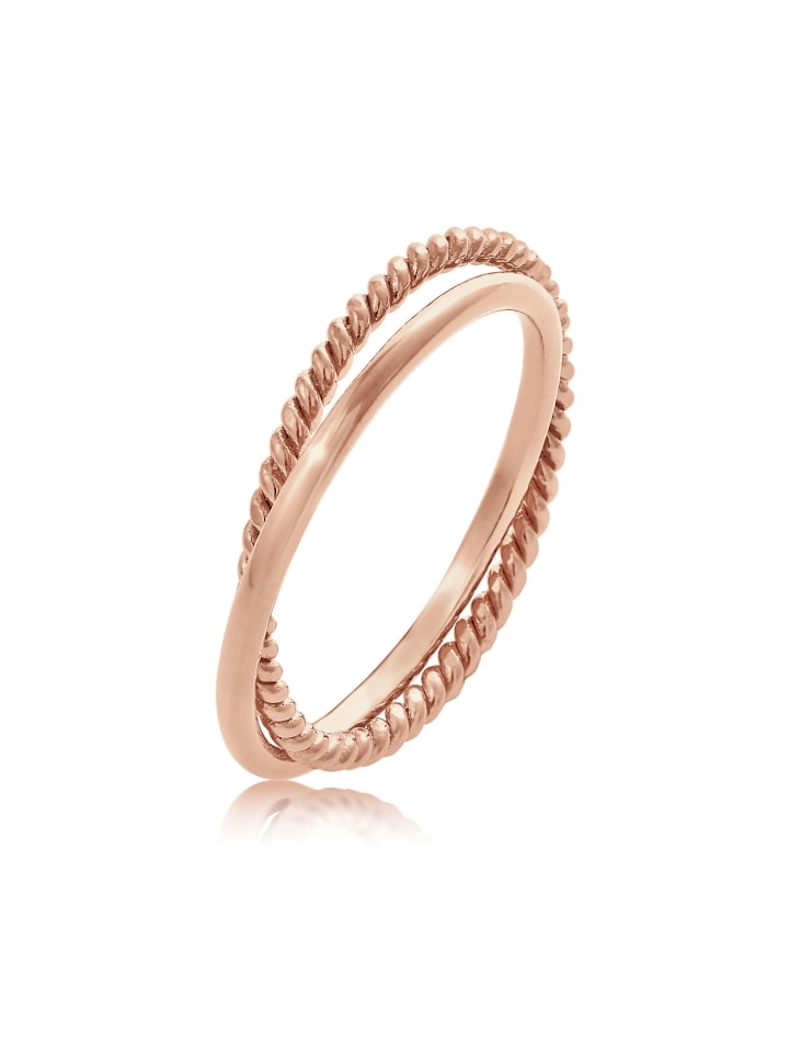 Elli Ring 925 Sterling Silber in Rosegold günstig kaufen