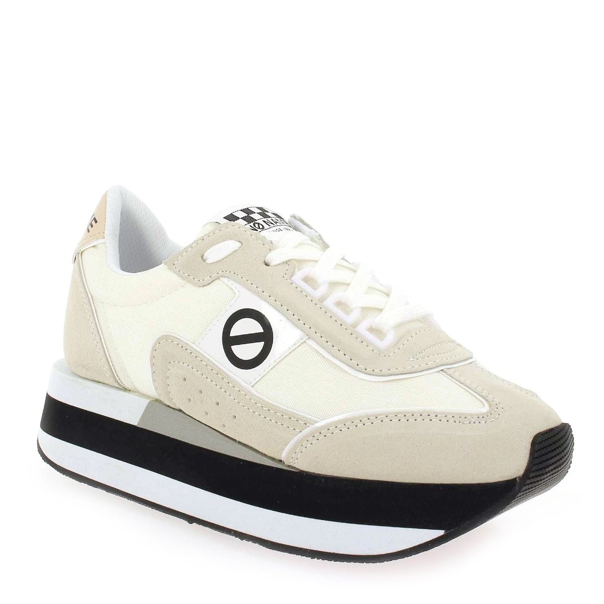 No Name  BOOM JOGGER - Blanc Noir