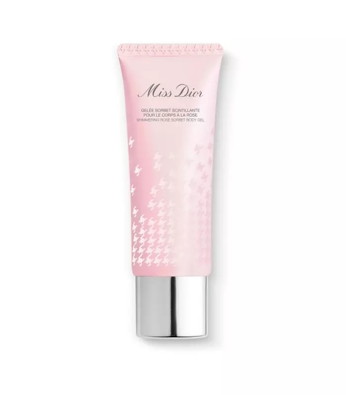MISS DIOR Gelée Sorbet scintillante pour le corps à la rose