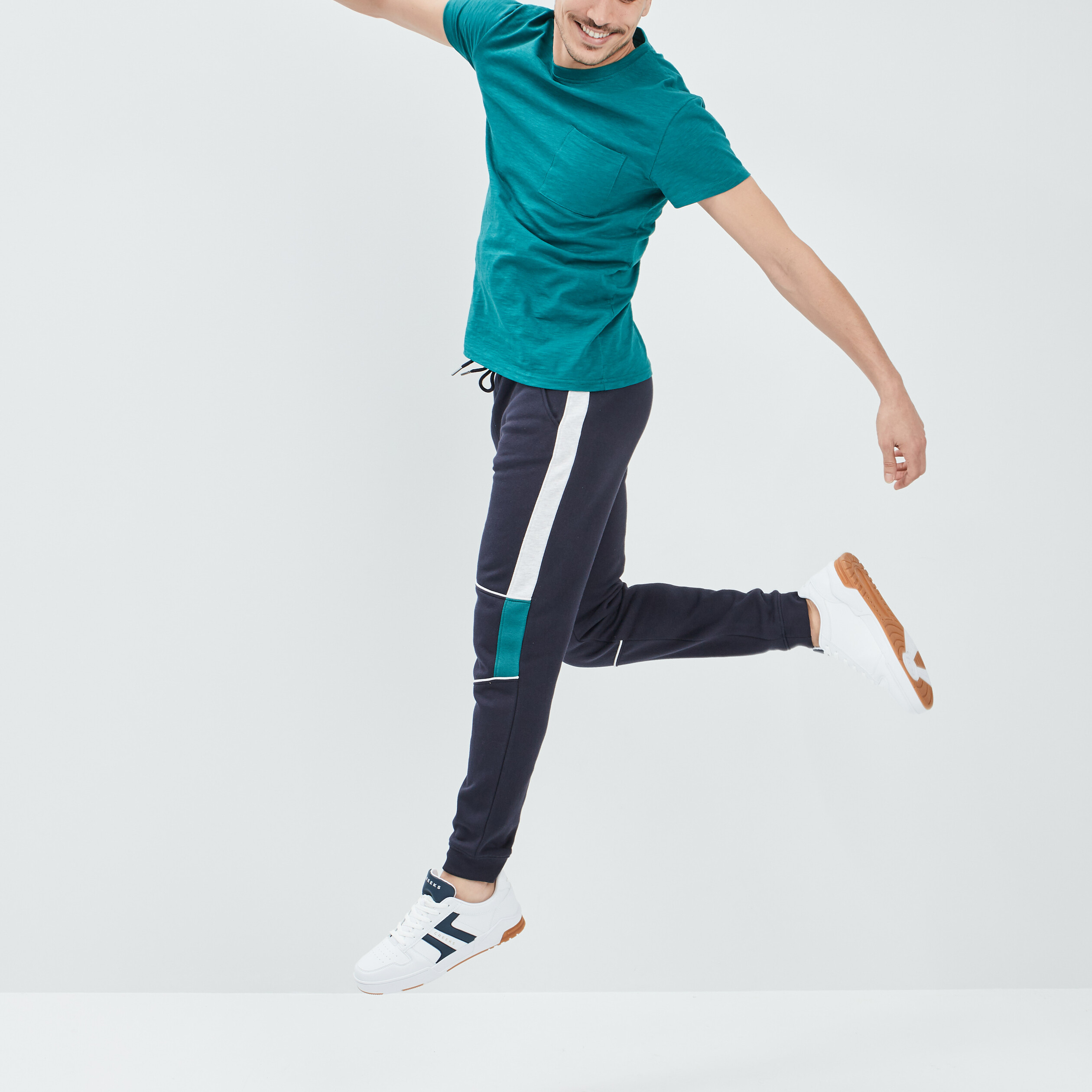 T-shirt manches courtes vert menthe homme | La Halle