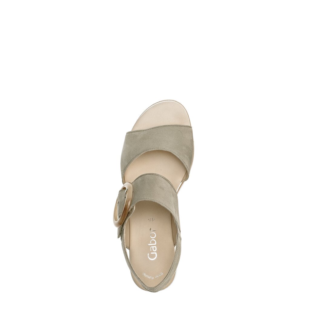 Gabor fashion Keilsandalette grün