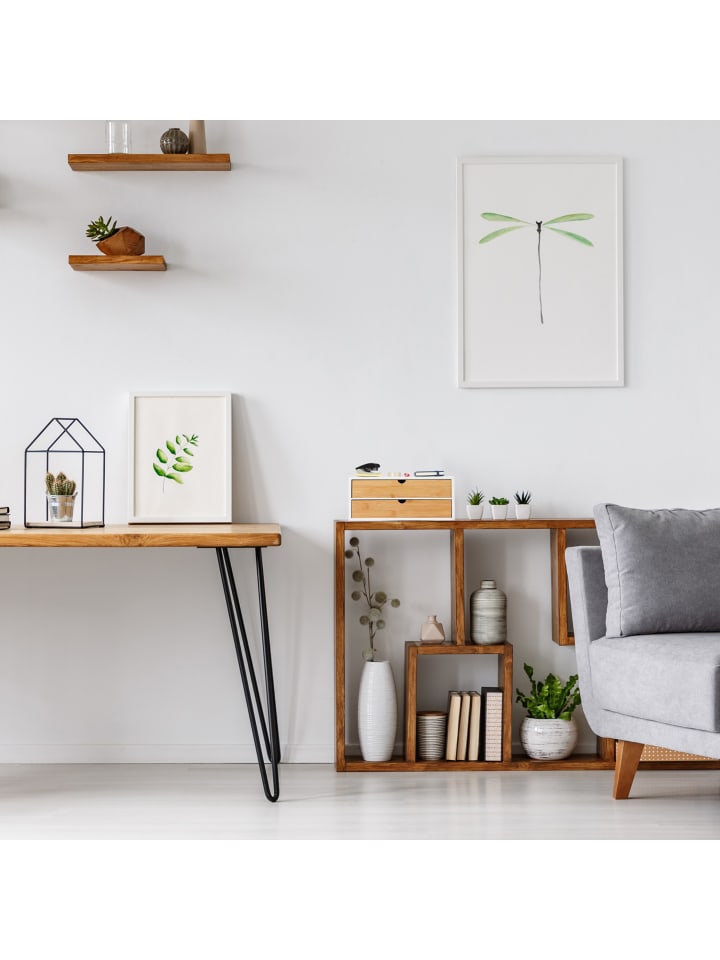 relaxdays Schubladenbox in Weiß/ Natur günstig kaufen onesize