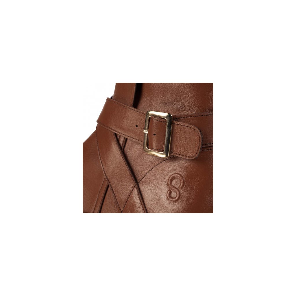Shapen Divine Brown Barfußstiefeletten