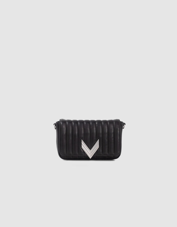 Le sac 111 noir cuir matelassé Femme