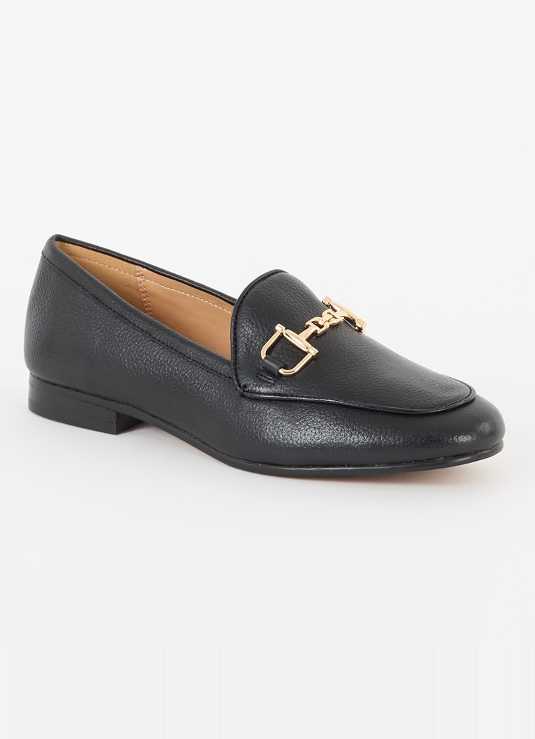 Mocassino Dune London Glair di leer con morsetto