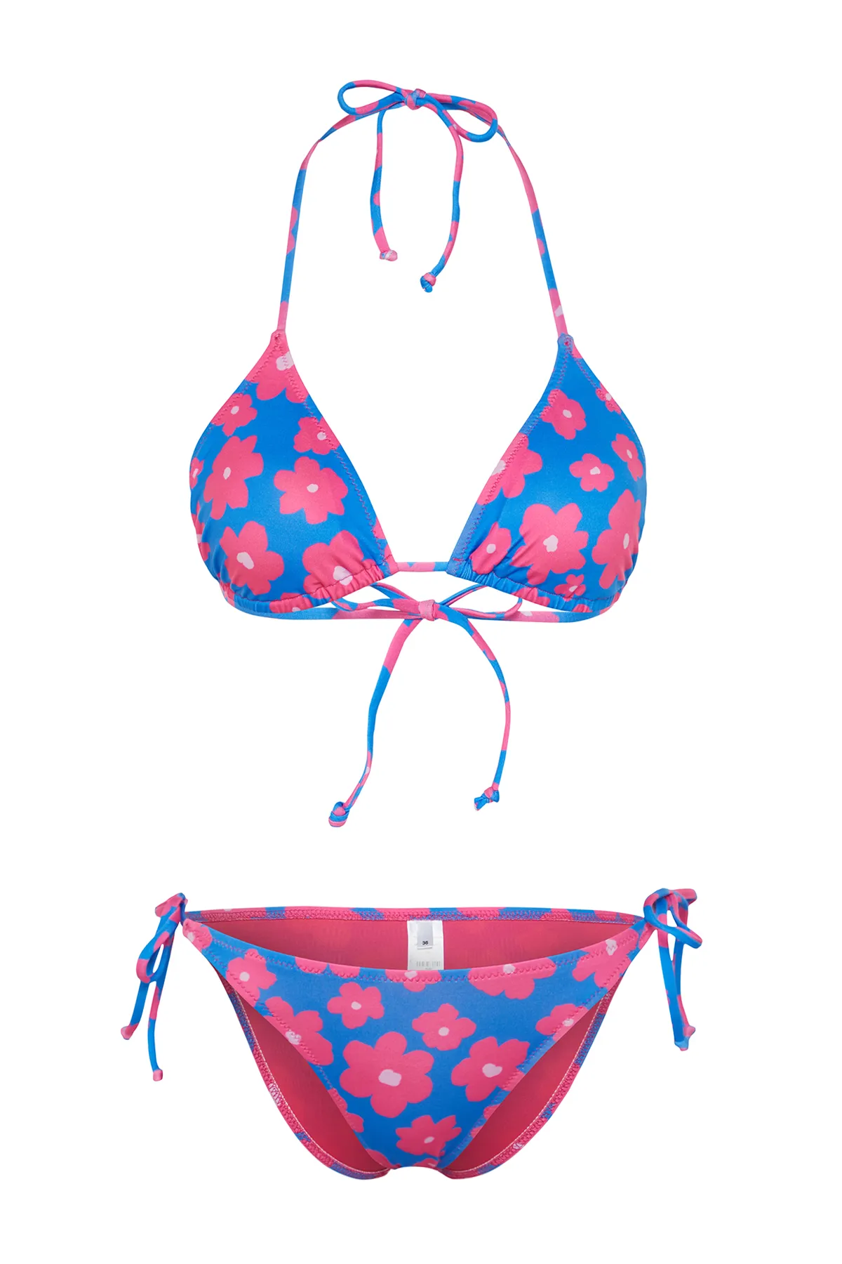 Trendyol Collection  Triangel-Bikini-Set mit Blumenmuster TBESS23BT00005