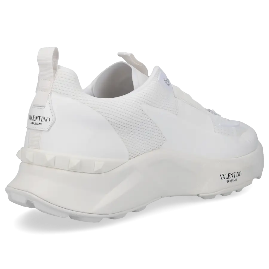 Valentino Garavani - Sneaker low ROMA Materialmix - weiß