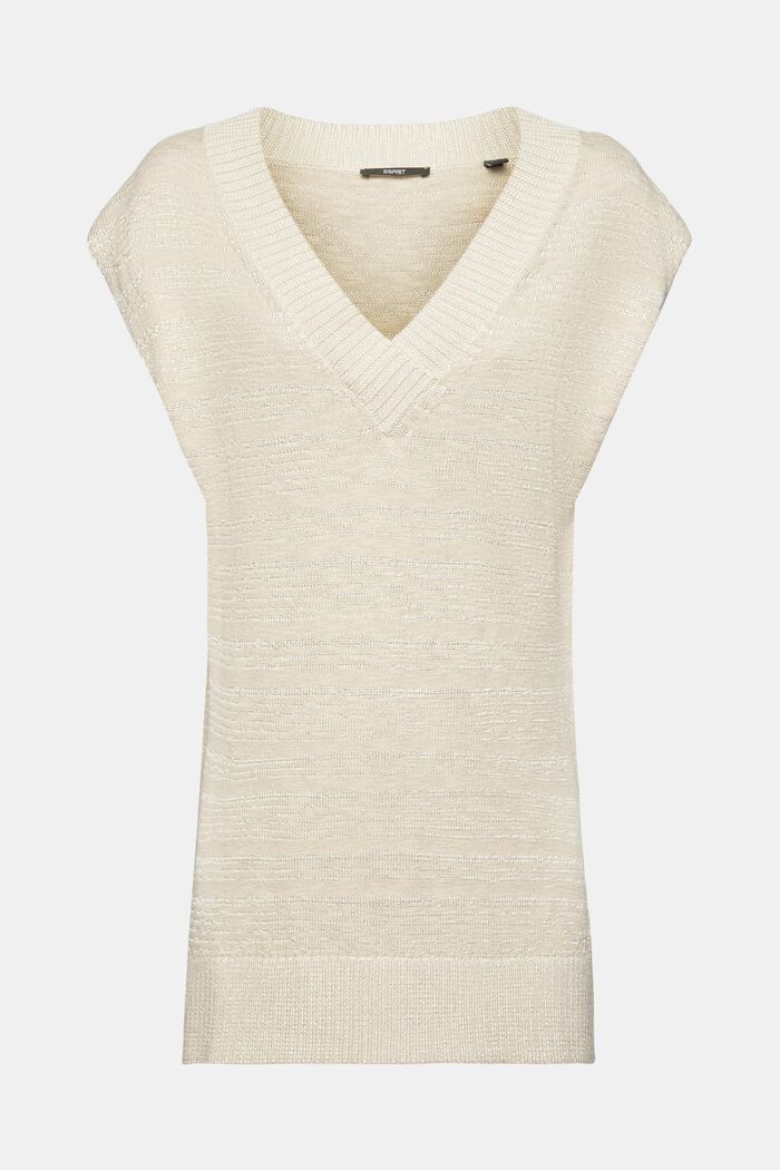 Pullover im Tunika-Stil mit V-Ausschnitt