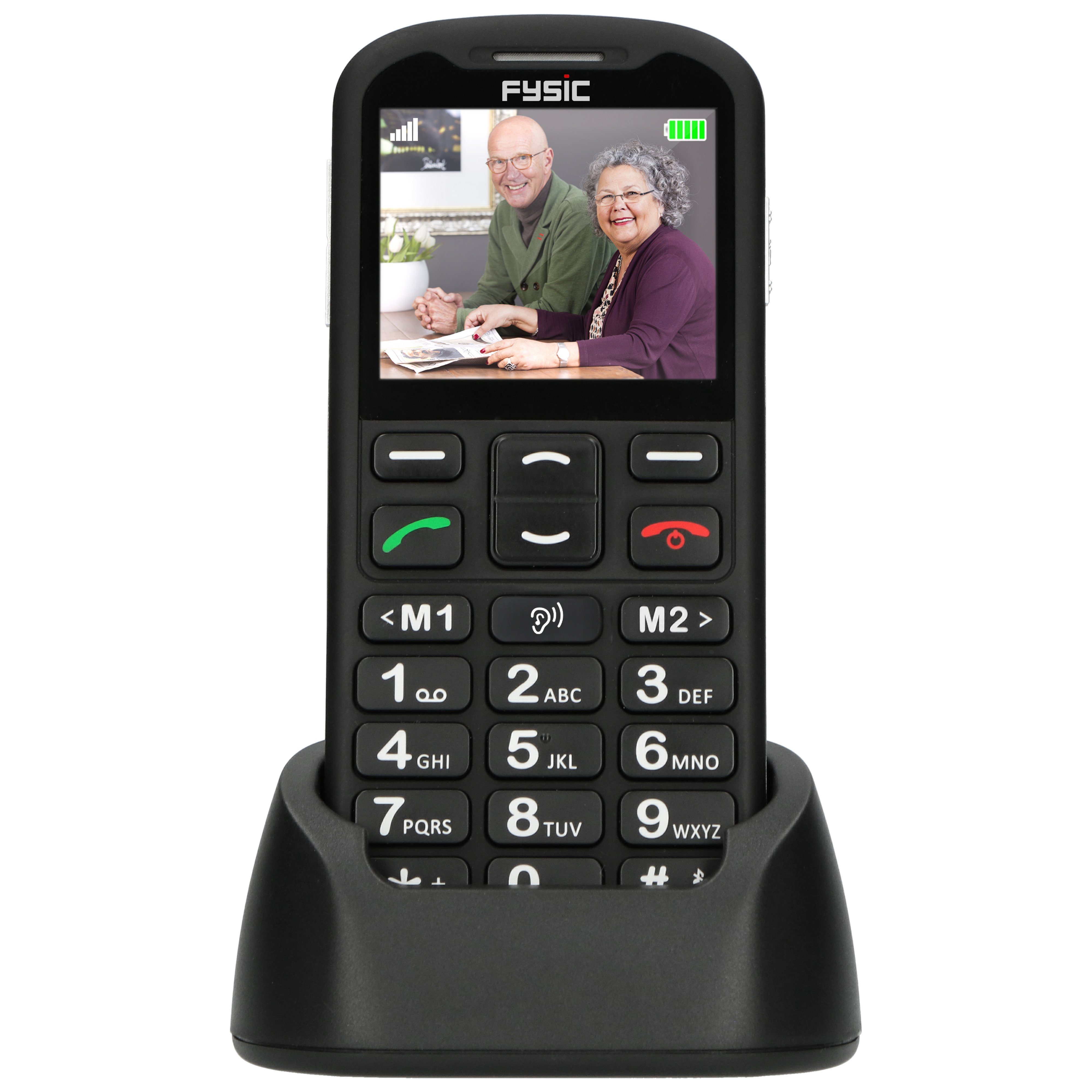 Fysic F10 Seniorenhandy (Mobiele Handy für Senioren mit Notruftaste - Seniorenhandy 4G)