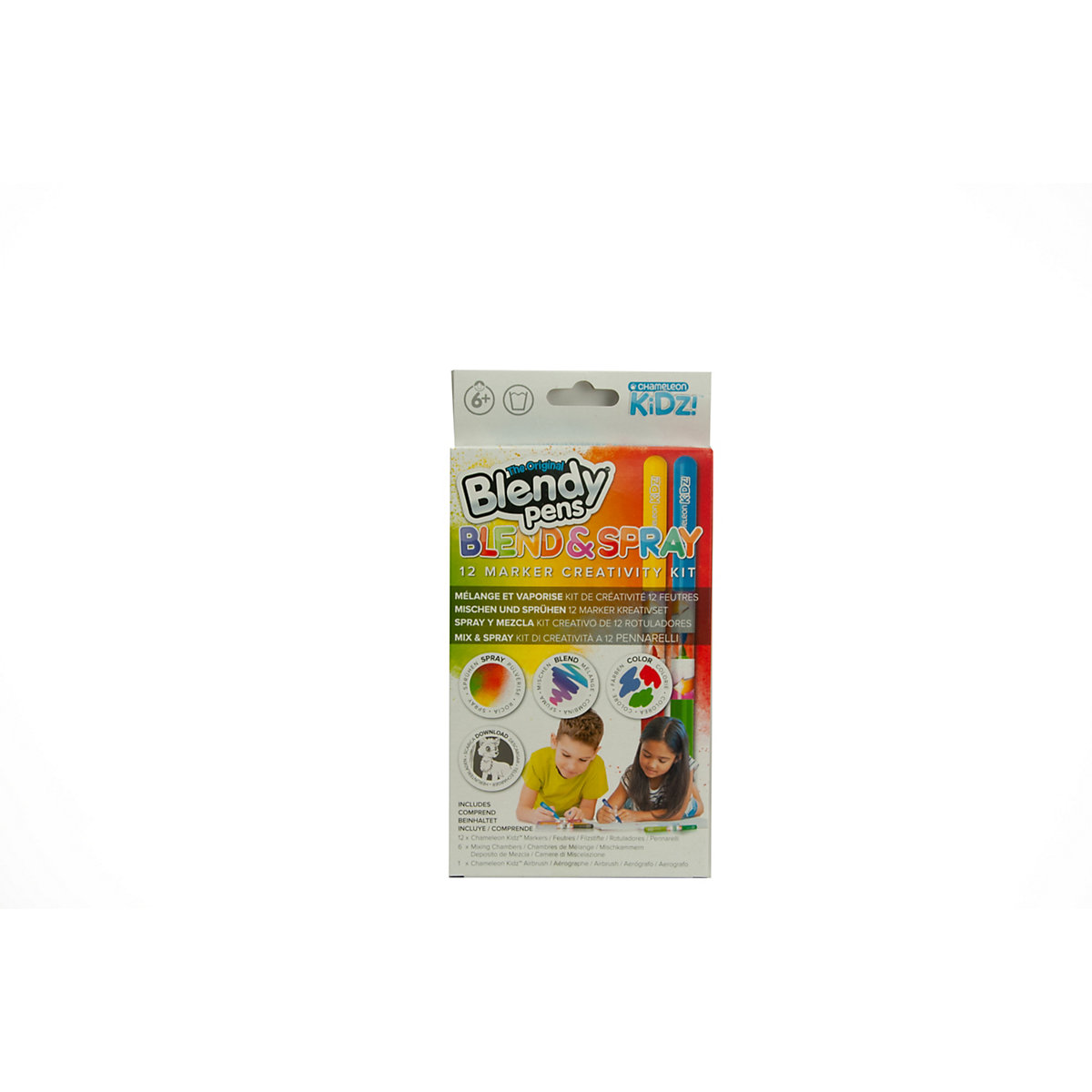 Blendy Pens Blend & Spray Creativity Kit, Sprühstifte mit Airbrush