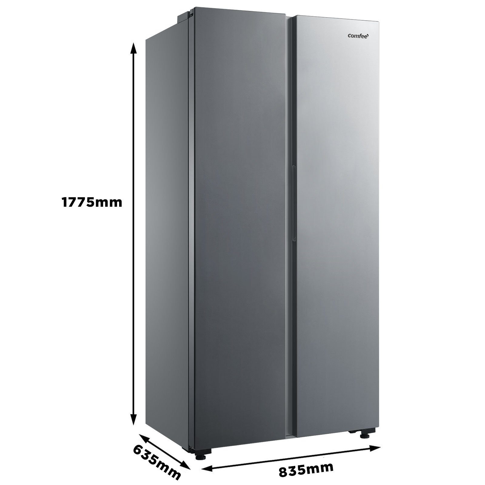 comfee Side-by-Side RCS609IX1, NoFrost