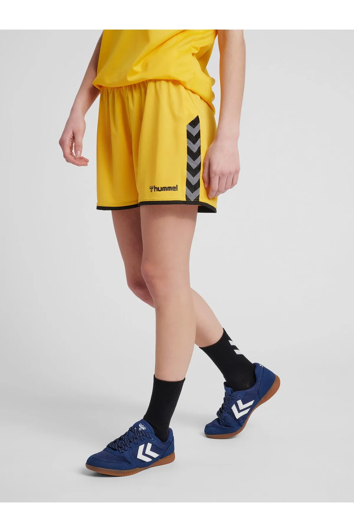 hummel  Kurze Sporthose - Gelb - Mittlerer Bund