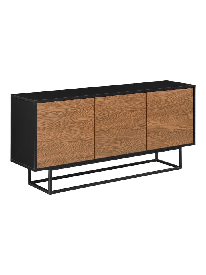 en.casa Sideboard Boxholm in Braun (H)55cm (B)120cm (T)30cm günstig kaufen onesize