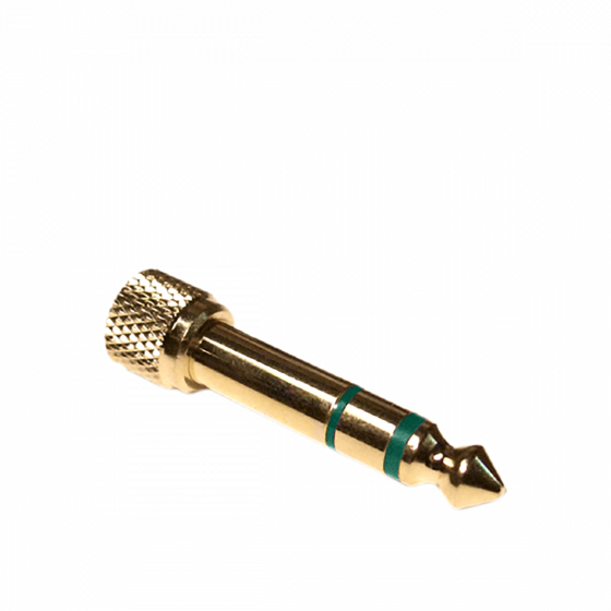 Klinkenadapter schraubbar, M8 Adapter 1/8” (3,5 mm) auf 1/4” (6.35 mm)