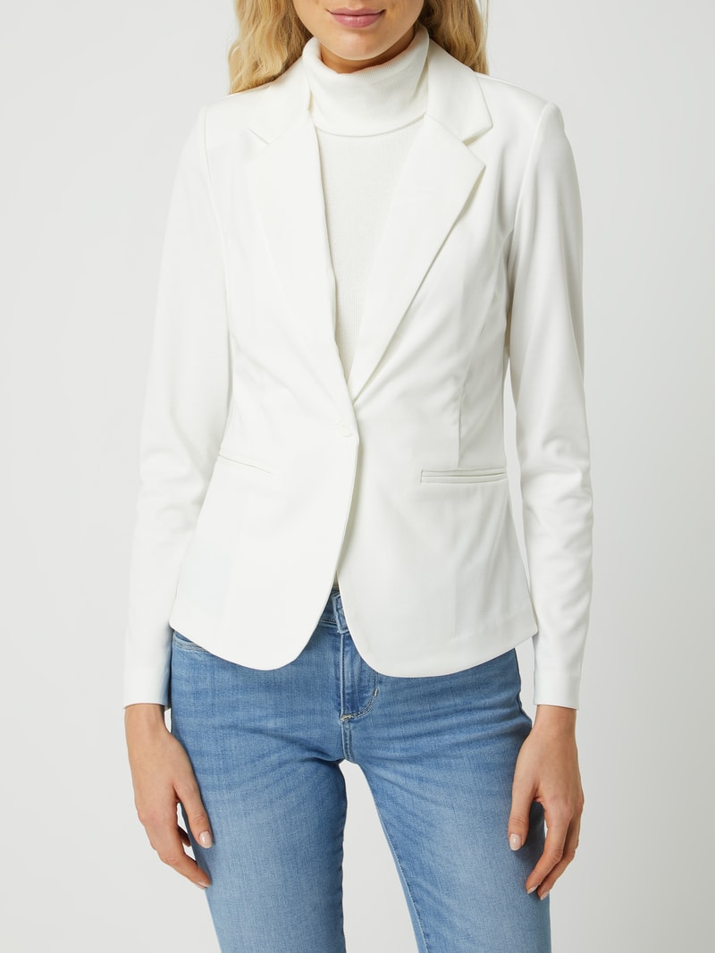 Blazer mit Reverskragen Modell 'Kate' in weiß
