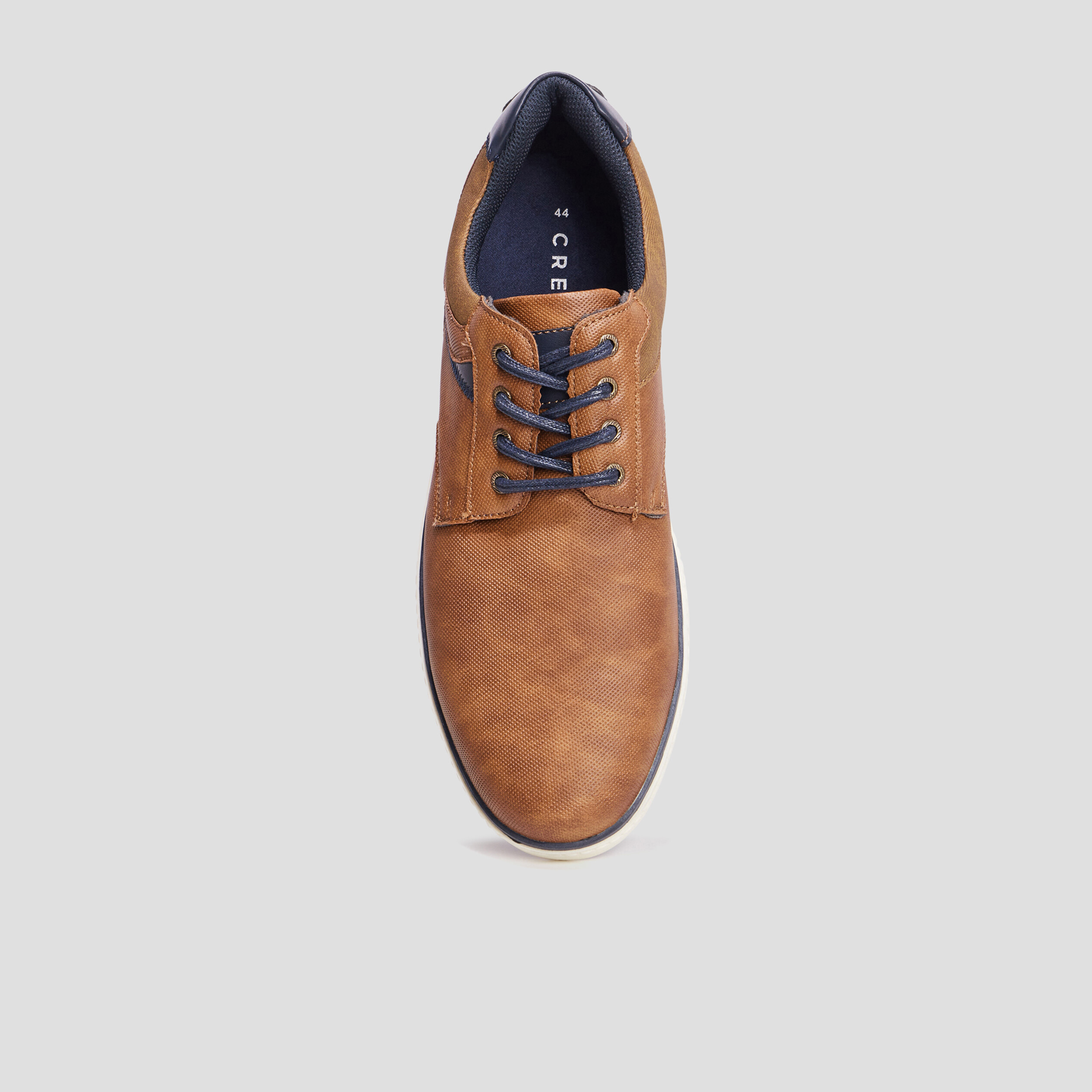 Derbies à lacets Creeks marron homme | La Halle