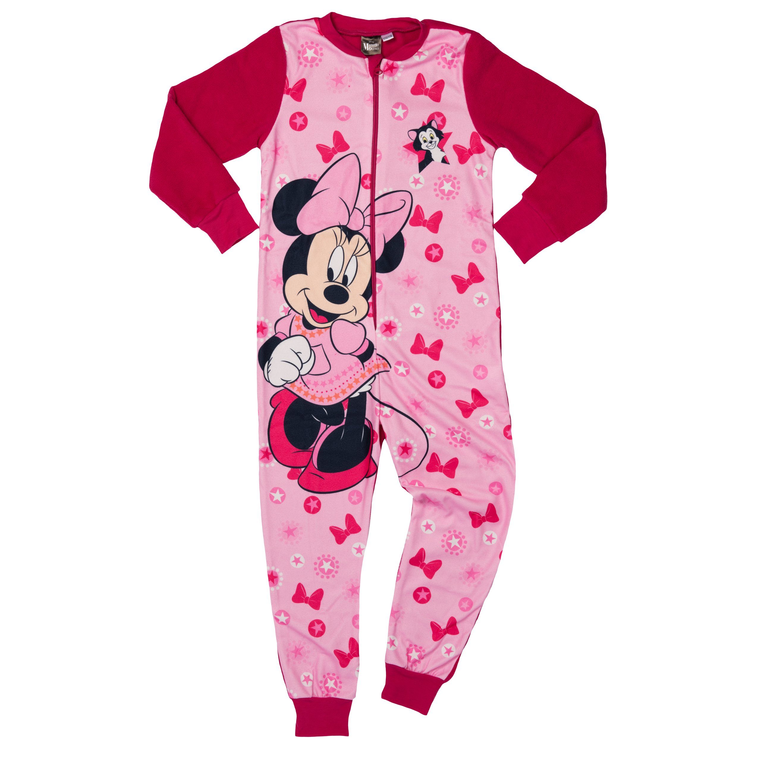 United Labels® Jumpsuit  Minnie Mouse Jumpsuit für Mädchen Rosa
