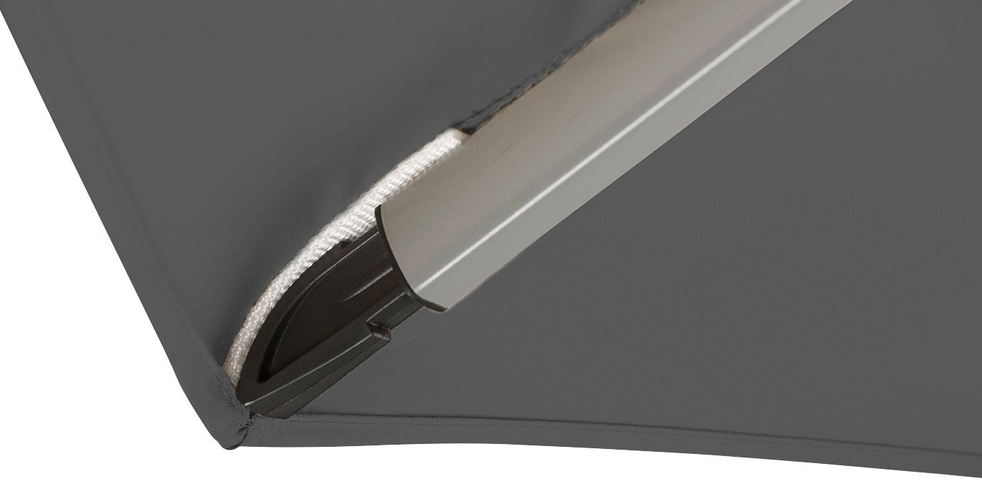Schneider Schirme Ampelschirm Bermuda, LxB: 410x342 cm, mit Schirmständer, ohne Wegeplatten