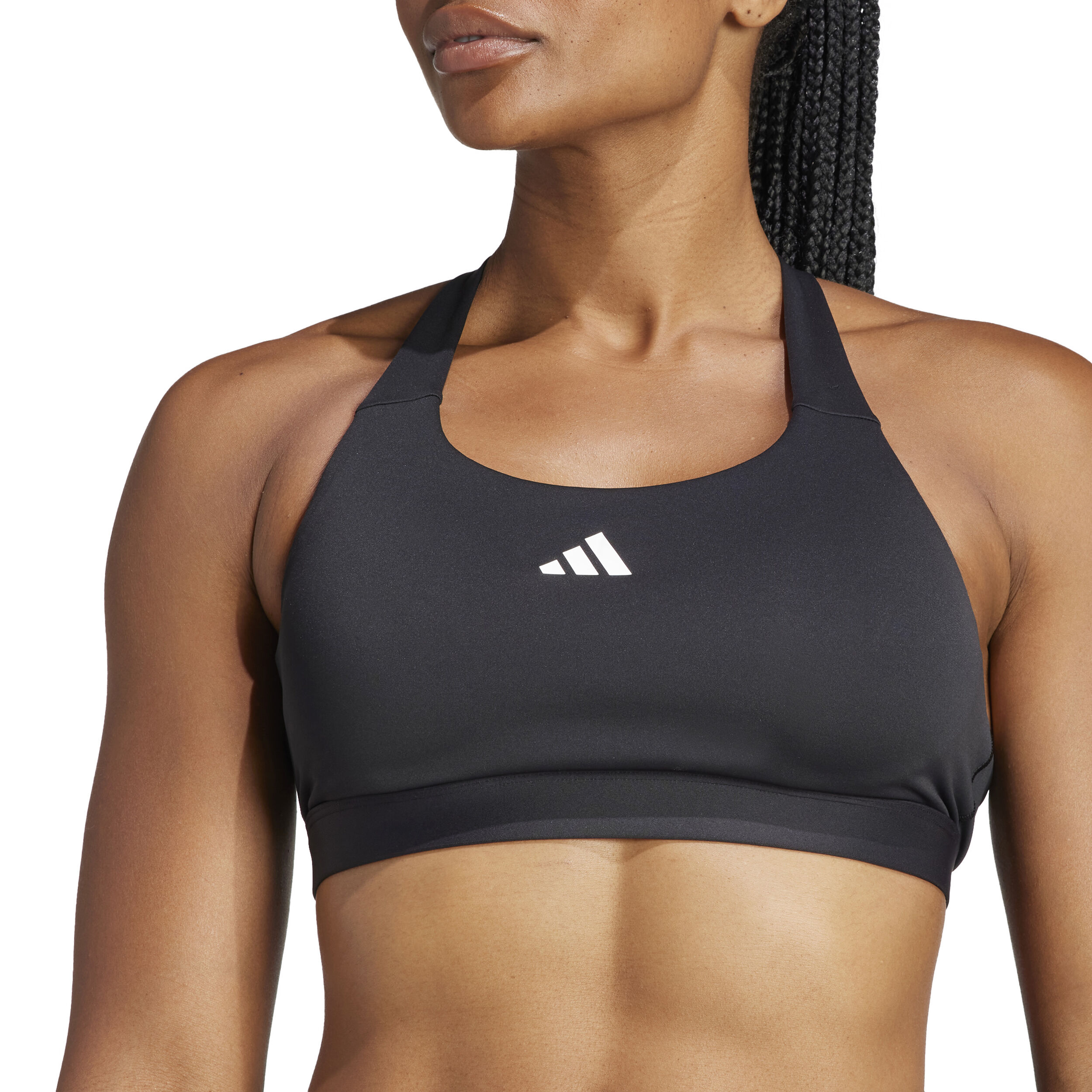 Training High-Support Sport-BH Damen - Schwarz