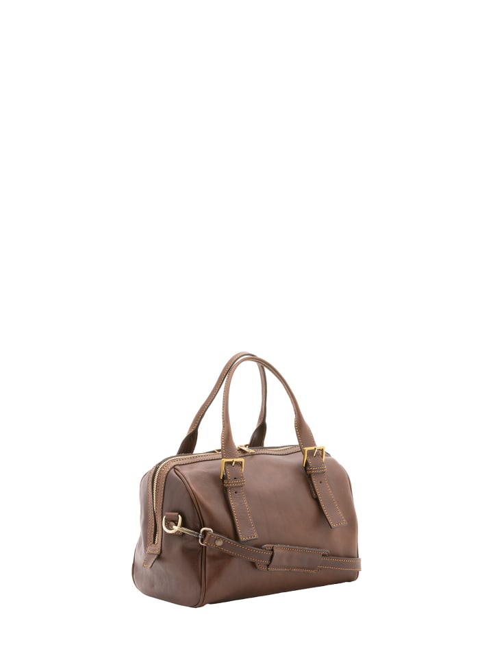 Viola Castellani Bowler-Tasche in DARK BROWN günstig kaufen onesize