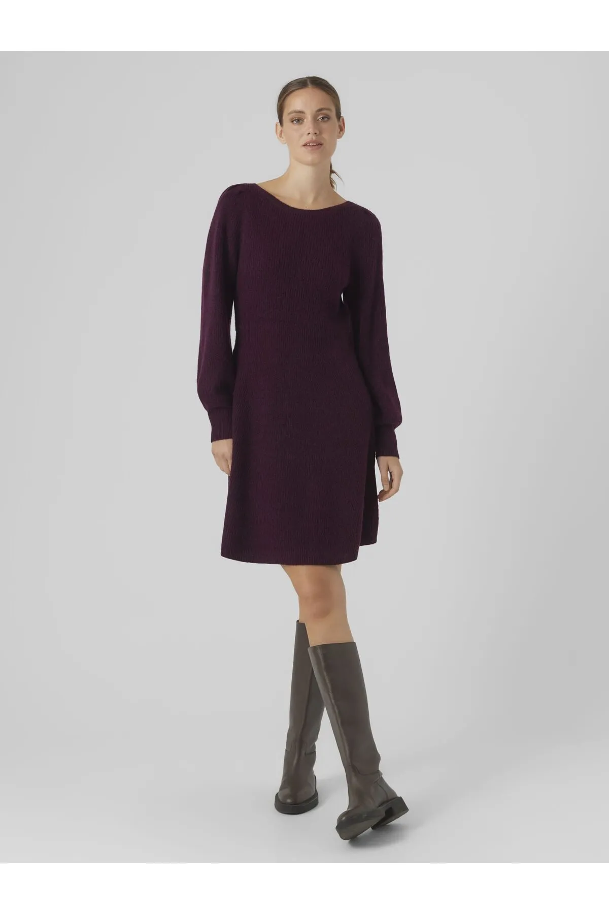 Vero Moda  Strickkleid VMFLAVOUR LS ABK DRESS GA EXC