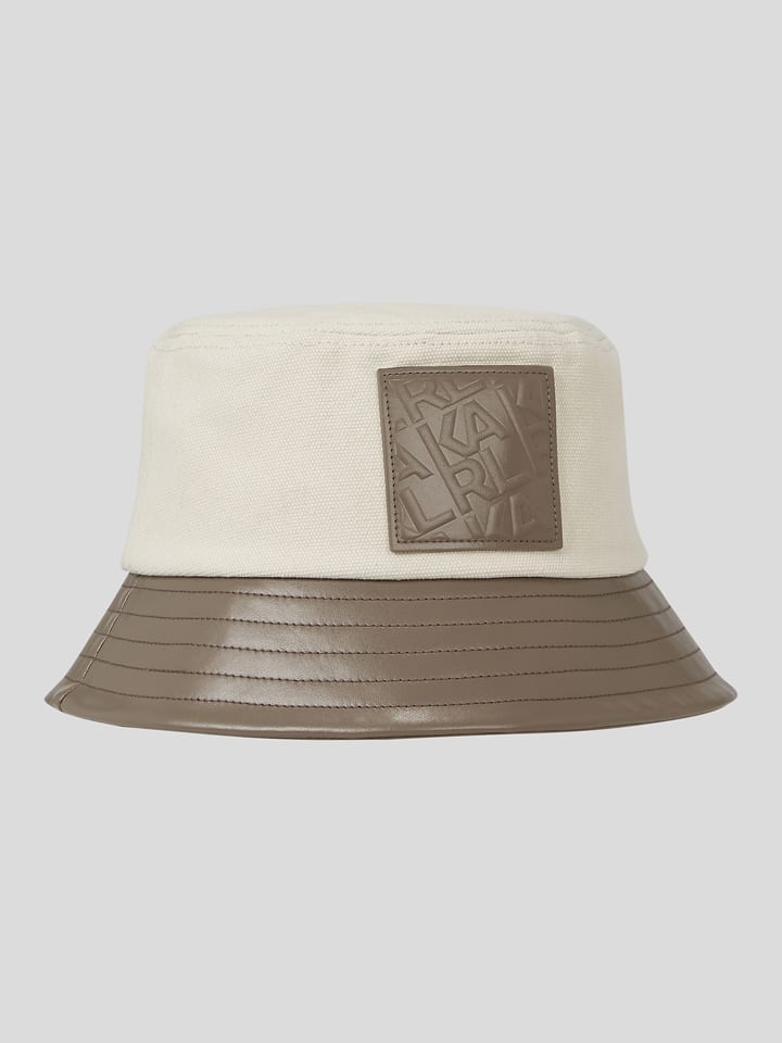 Karl Lagerfeld Fischerhut in Creme/ Taupe günstig kaufen onesize
