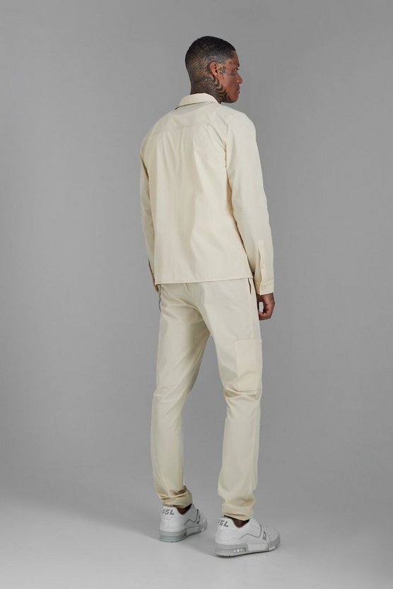 Smarte Harrington-Jacke mit verdeckter Knopfleiste