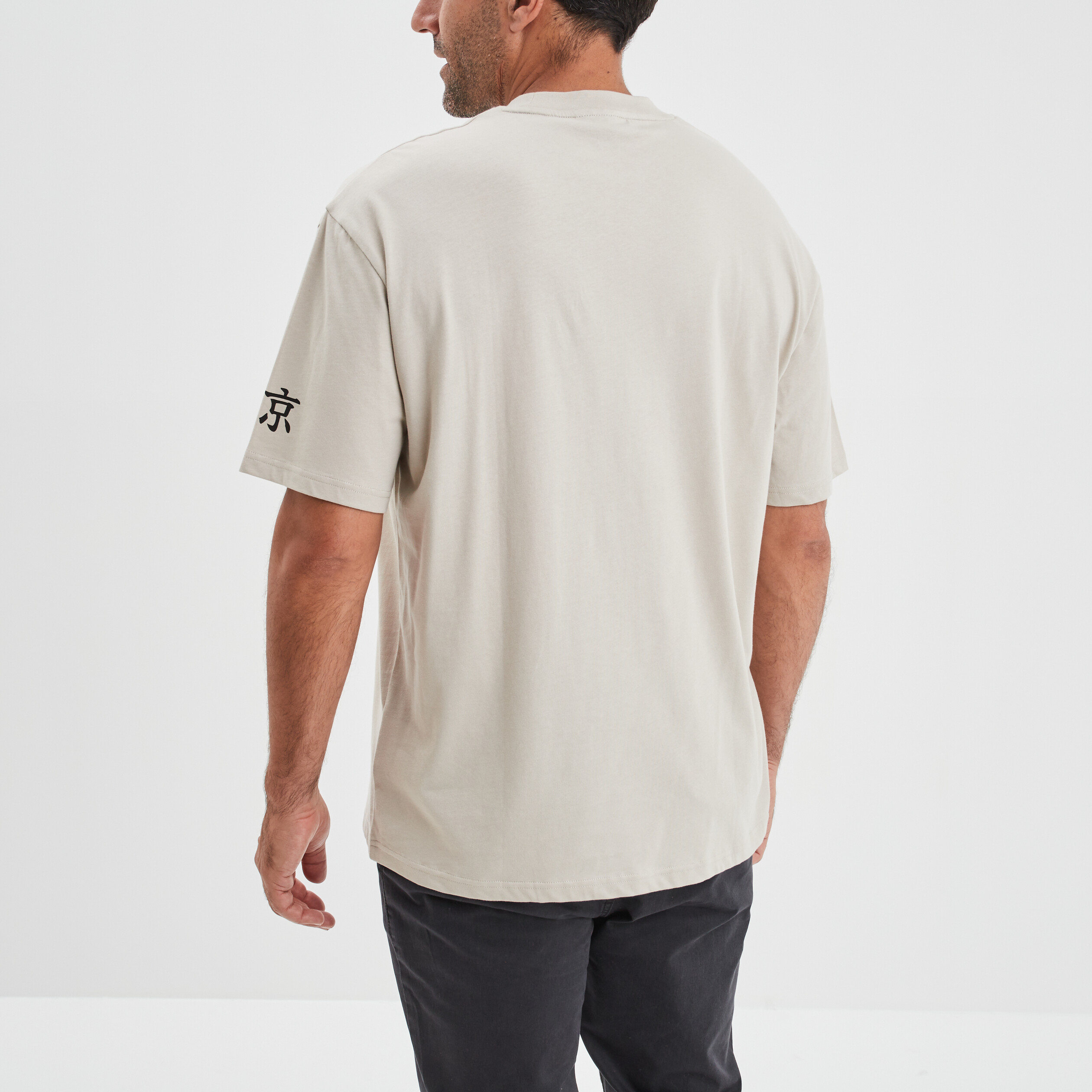 T-shirt col rond coton Tokyo Revengers sable homme | La Halle