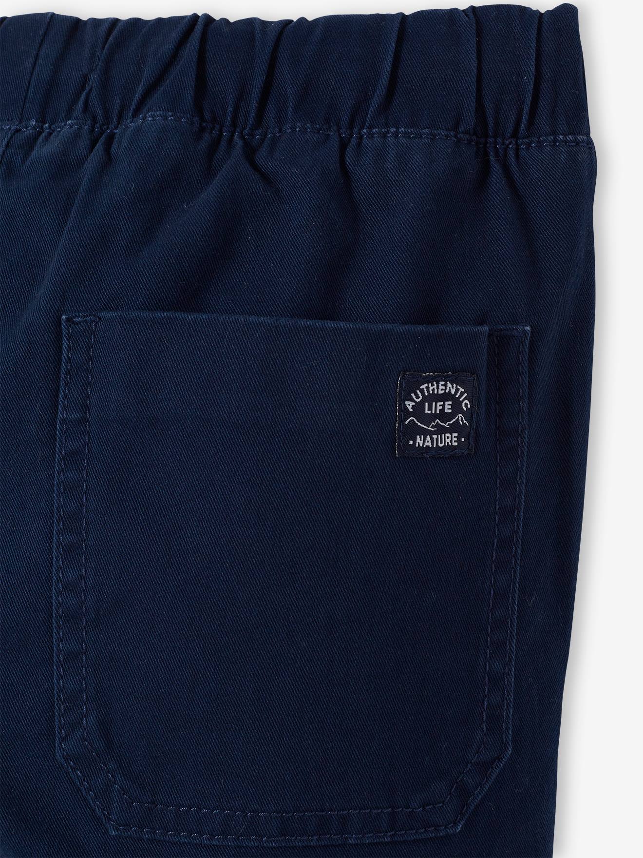 Pantalon battle garçon facile à enfiler navy