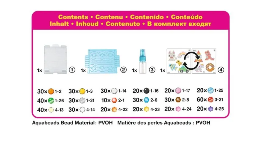 Aquabeads - Starter Set 500 Perlen