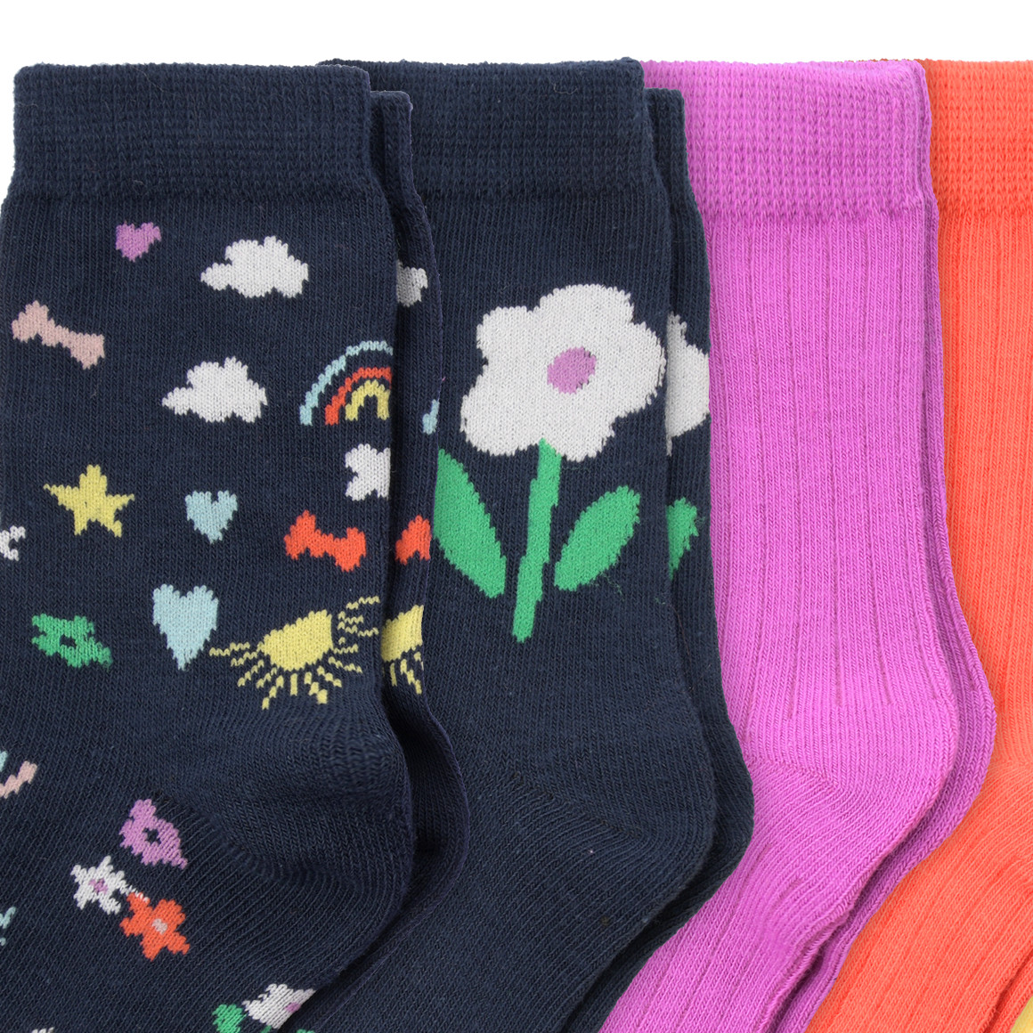 5 Paar Mädchen Socken im Set