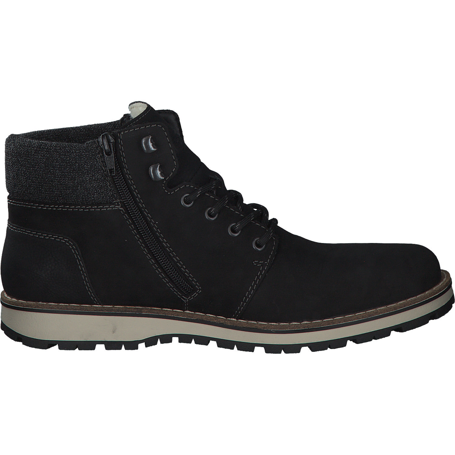 Rieker 38438, Schnürstiefeletten, Herren, Schwarz