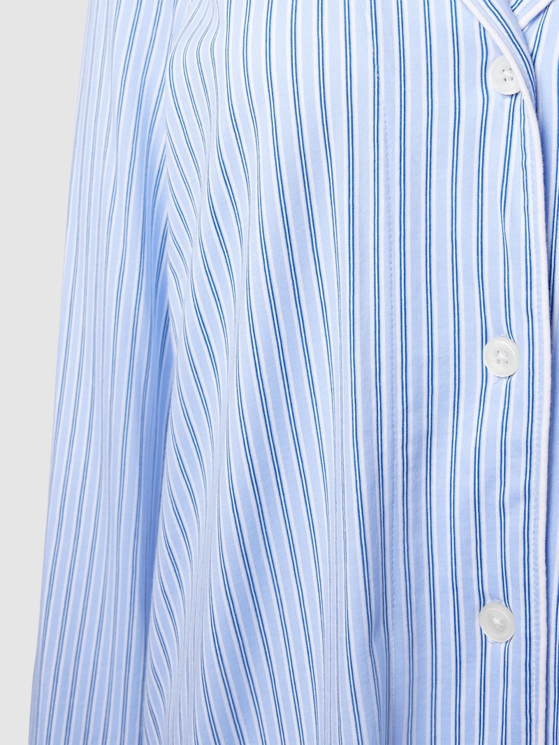 Nachthemd mit Streifenmuster in bleu