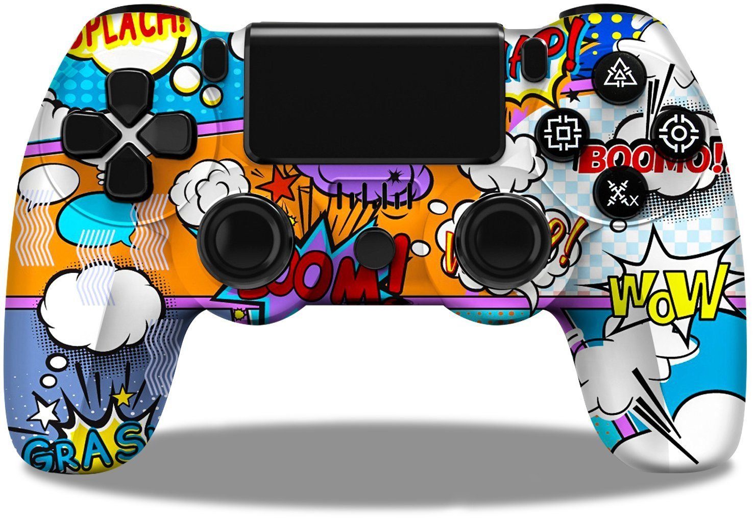KINSI Gamepad, Game Controller, für PS4, Wireless, Bluetooth PlayStation 4-Controller