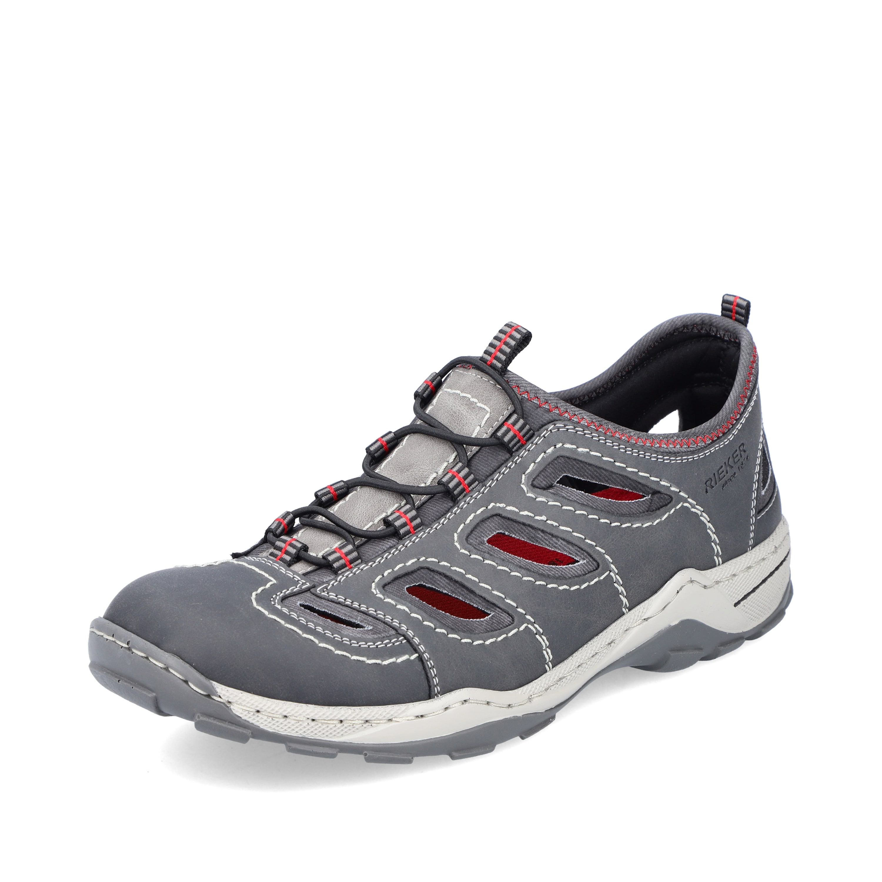 Rieker Herren Slipper mondgrau