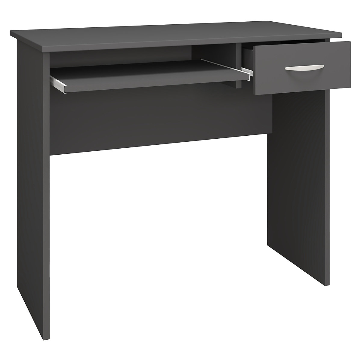 Holz Schreibtisch Computertisch Tastaturauszug Schublade Bürotisch Arusa