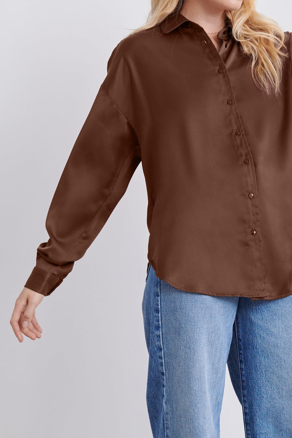 Sydney satin shirt
