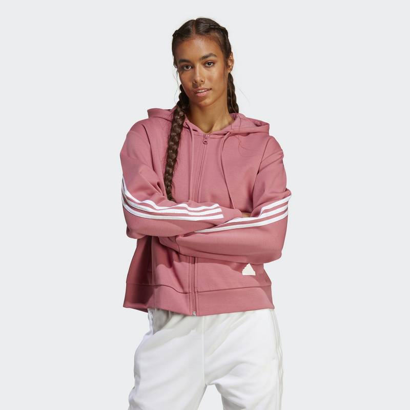 adidas Future Icons 3-Streifen Kapuzenjacke Sweatjacke Damen