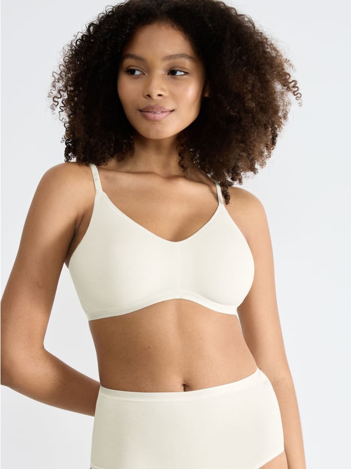 Sloggi Bügelloser BH GO Daily Cotton Soft in SILK WHITE günstig kaufen