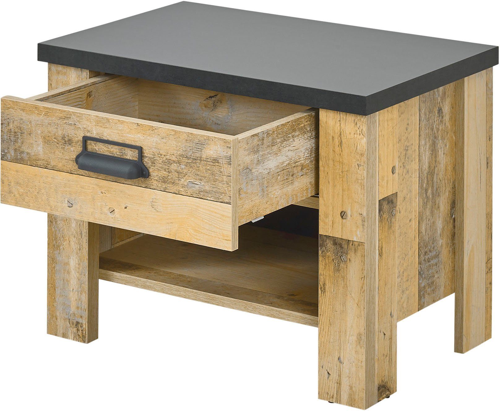 Home affaire Schlafzimmer-Set SHERWOOD, (6-St), Liegefläche 180x200cm, Schrank 3-trg. 201cm breit