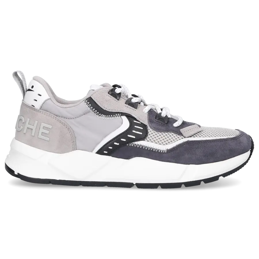 VOILE BLANCHE - Sneaker low CLUB 01 Kalbsleder - grau