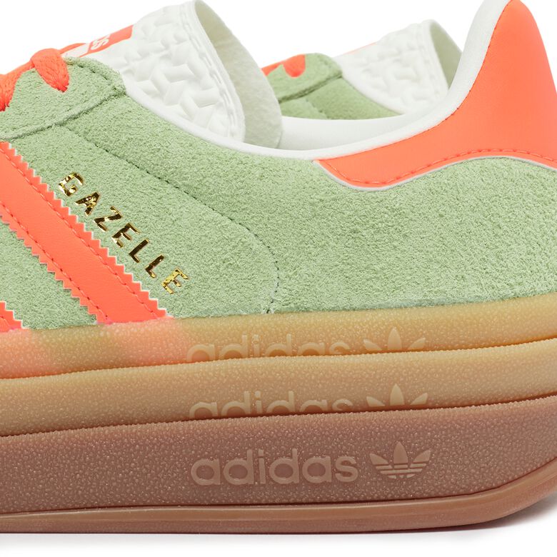 adidas Originals Wmns Gazelle Bold (Plateau) semi green spark/screaming orange/core white