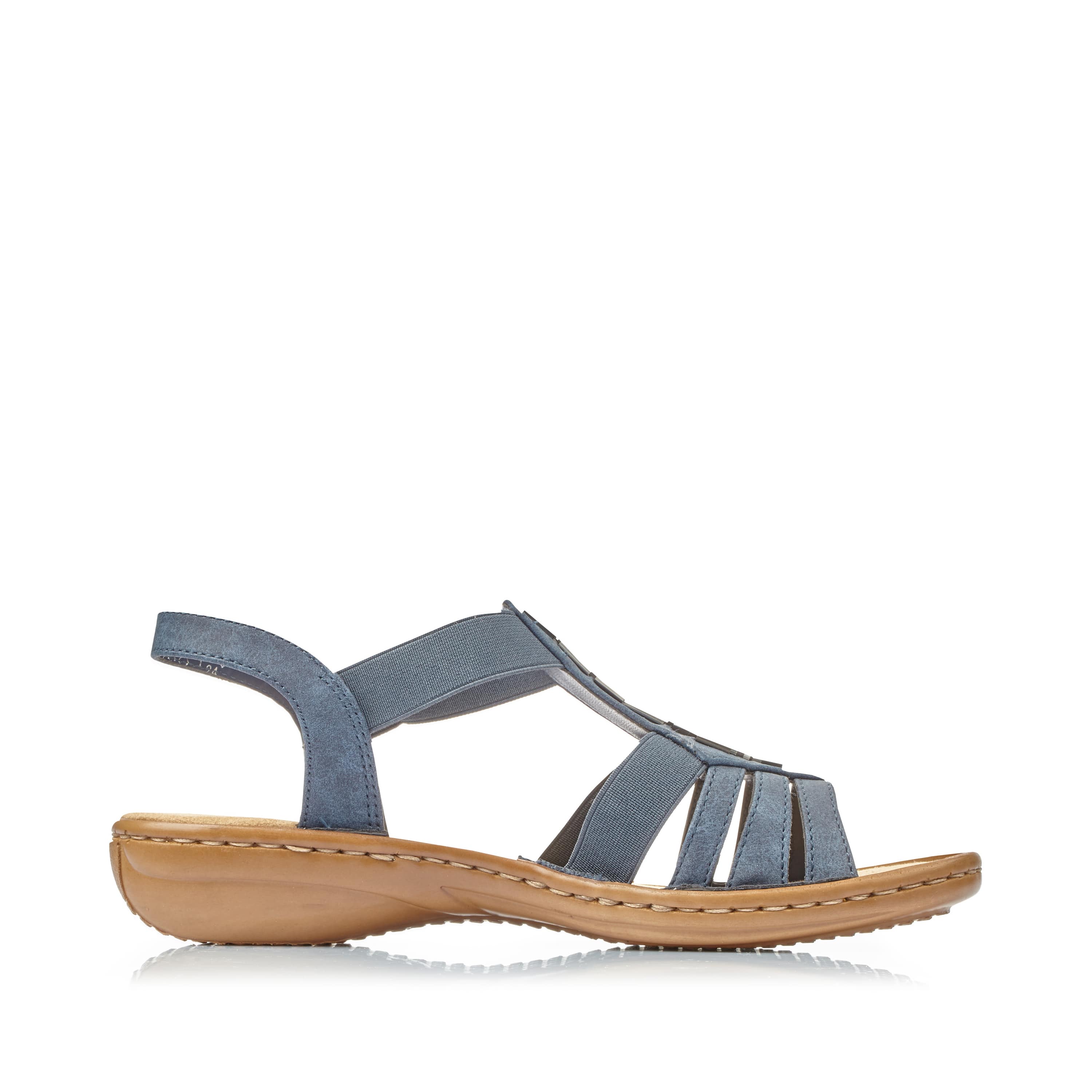 Rieker Damen Riemchensandalen schieferblau