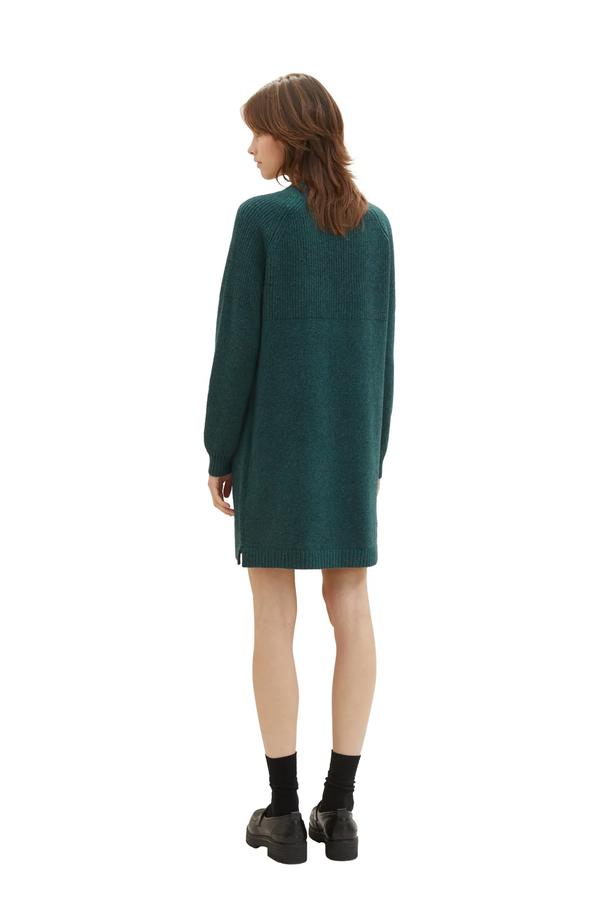 Tom Tailor Denim  Kleid Damen/Mädchen Midnight Forest Green Mélange
