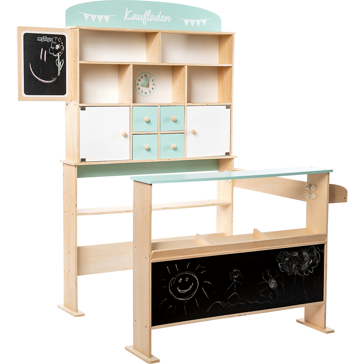 Kaufladen aus Holz, mint