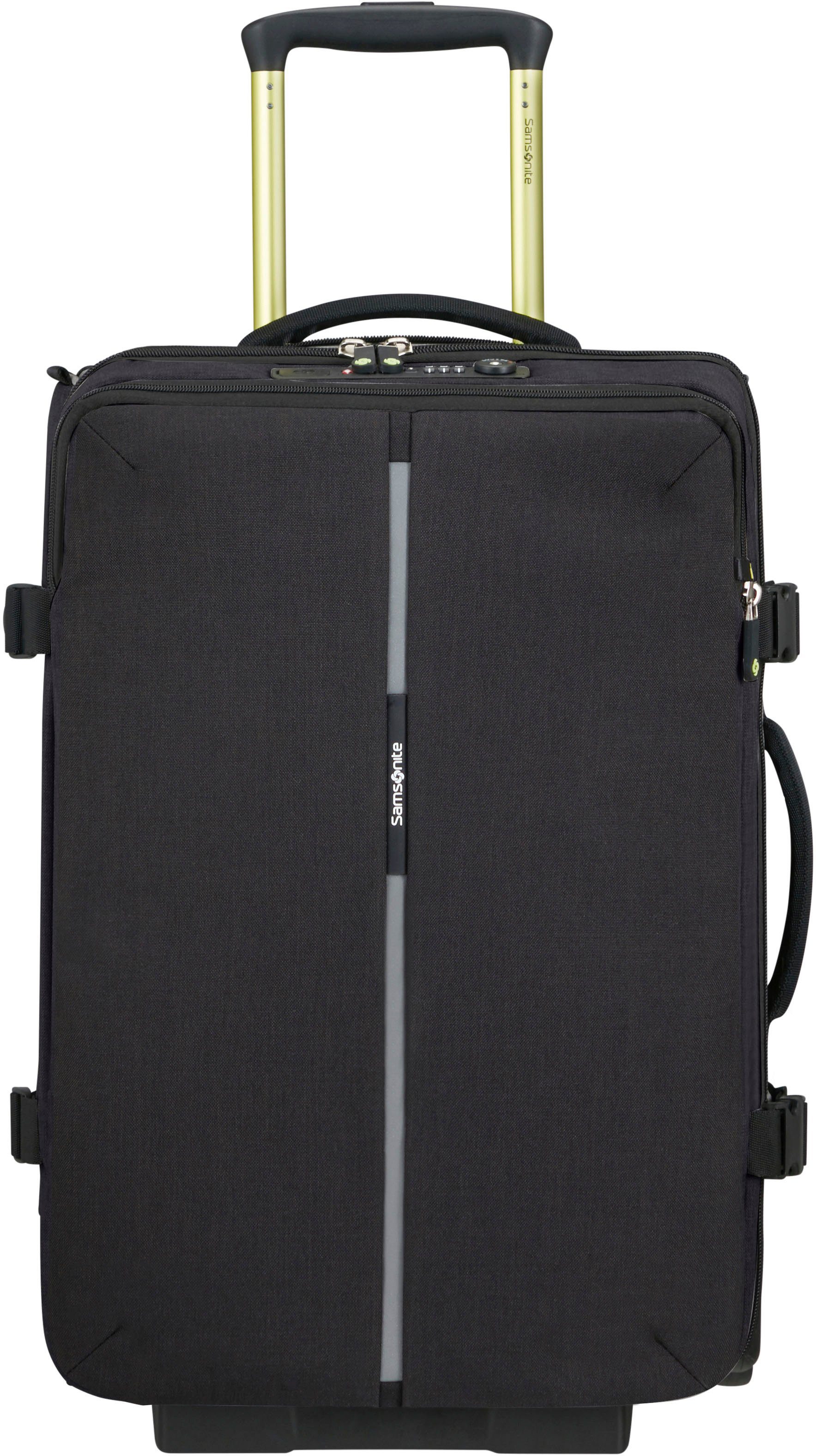Samsonite Reisetasche Securipak, mit Trolleyfunktion; teilweise aus recyceltem Material
