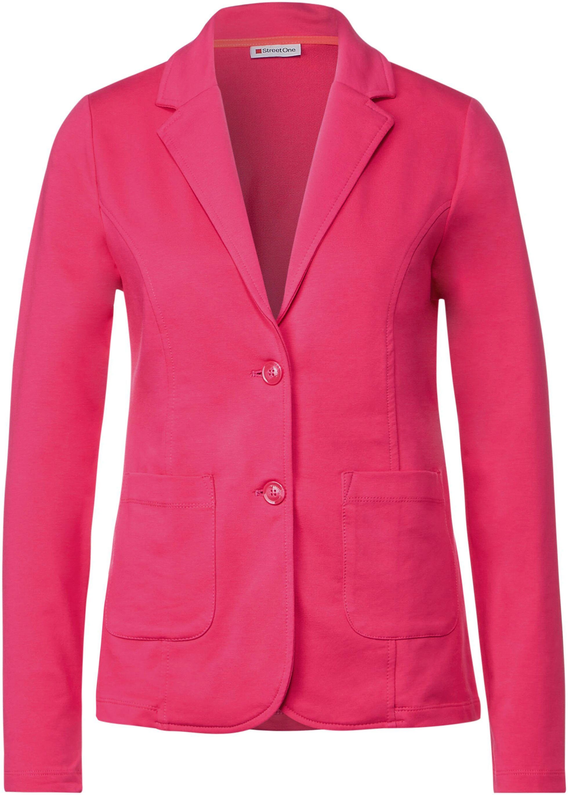 STREET ONE Jerseyblazer in zeitloser Unifarbe