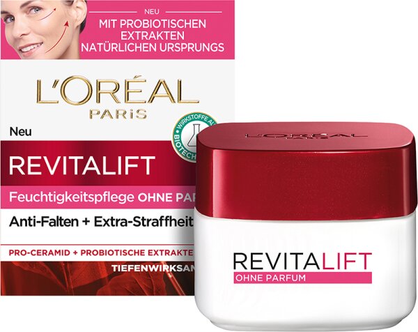 L'Oréal Paris Revitalift Klassik Feuchtigkeitspflege Ohne Parfum Gesichtscreme