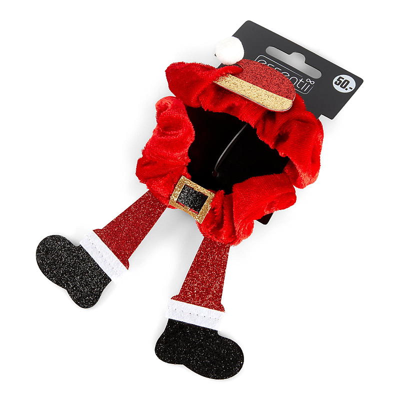 Essentii Hårstrikk 2-pk scrunchie jul