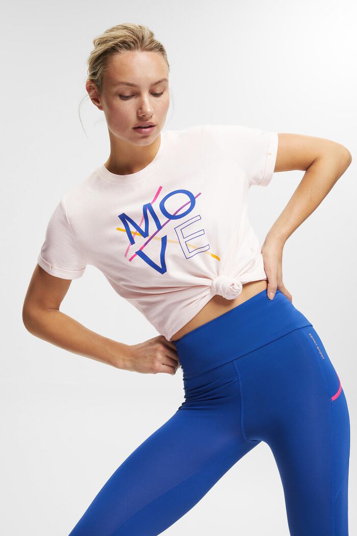 Sportives T-Shirt aus Baumwolle